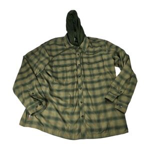 Simms Fishing Cold Weather Hoodie Mens Size XXL 2XL Green Outdoors Fish It Well